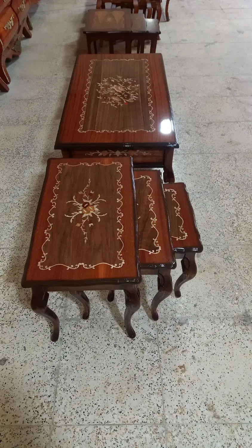 جلومبلی و عسلی معرق کد k1|مبلمان خانگی و میز عسلی|چهاردانگه (تهران), |دیوار