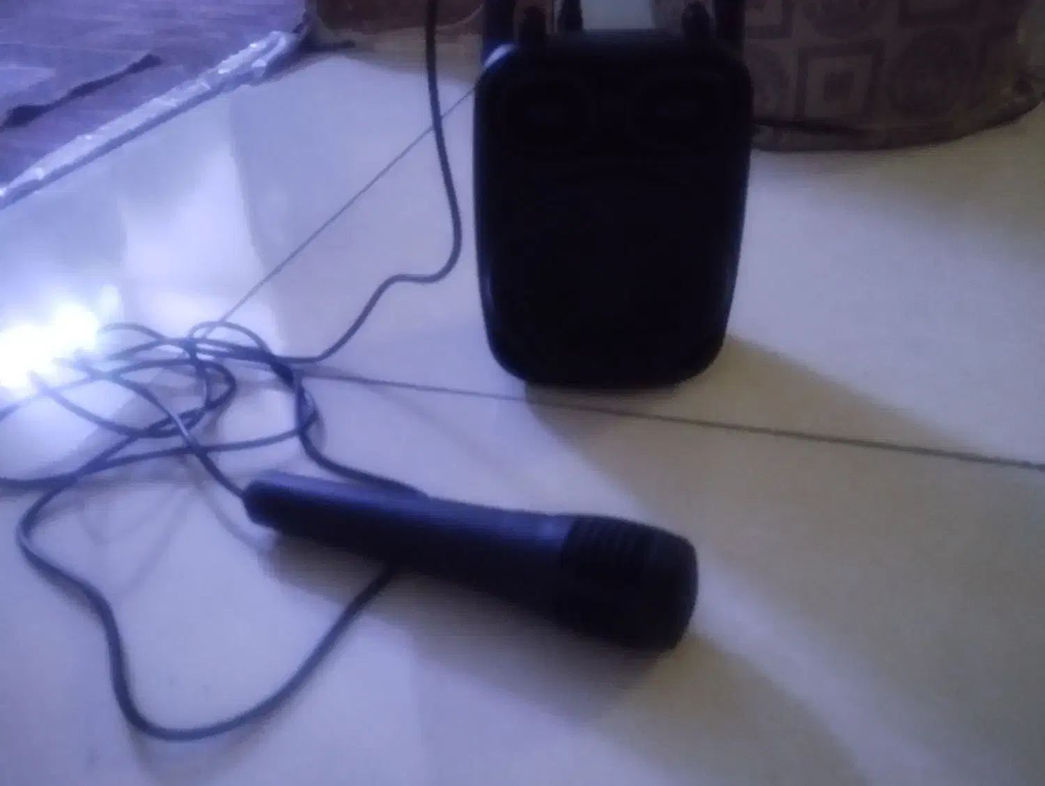 اسپیکر نو...رقص نور دار میکروفن بلوتوث فلش خور|سیستم صوتی خانگی|رباط‌کریم, شهرک درخشان|دیوار