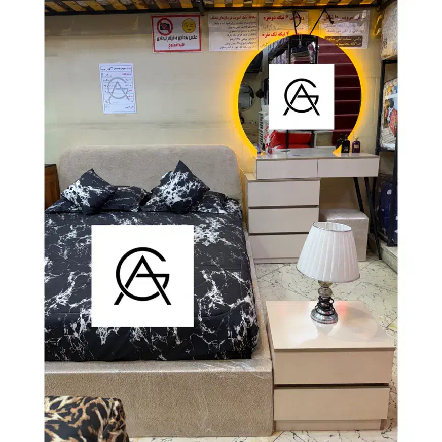 قیمت سرویس دونفره آکارتمام mdf آماده ارسال رایگان|تخت و سرویس خواب|تهران, نعمتآباد|دیوار