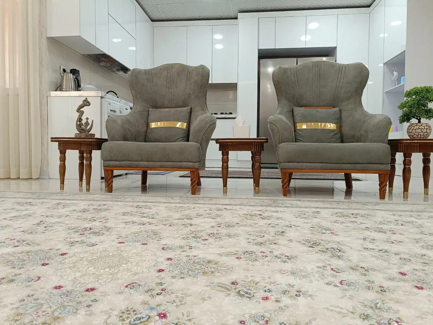 مبلمان هشت نفره پارچه ترک در ناحیه|مبلمان خانگی و میز عسلی|بندر ماهشهر, |دیوار