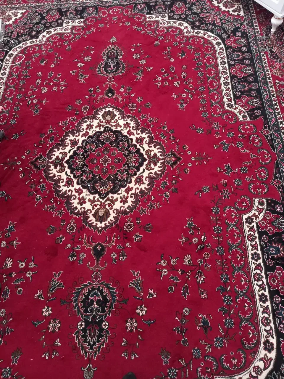 ۲ عدد قالی ۱۲ متری در حد نو|فرش|دهاقان, |دیوار