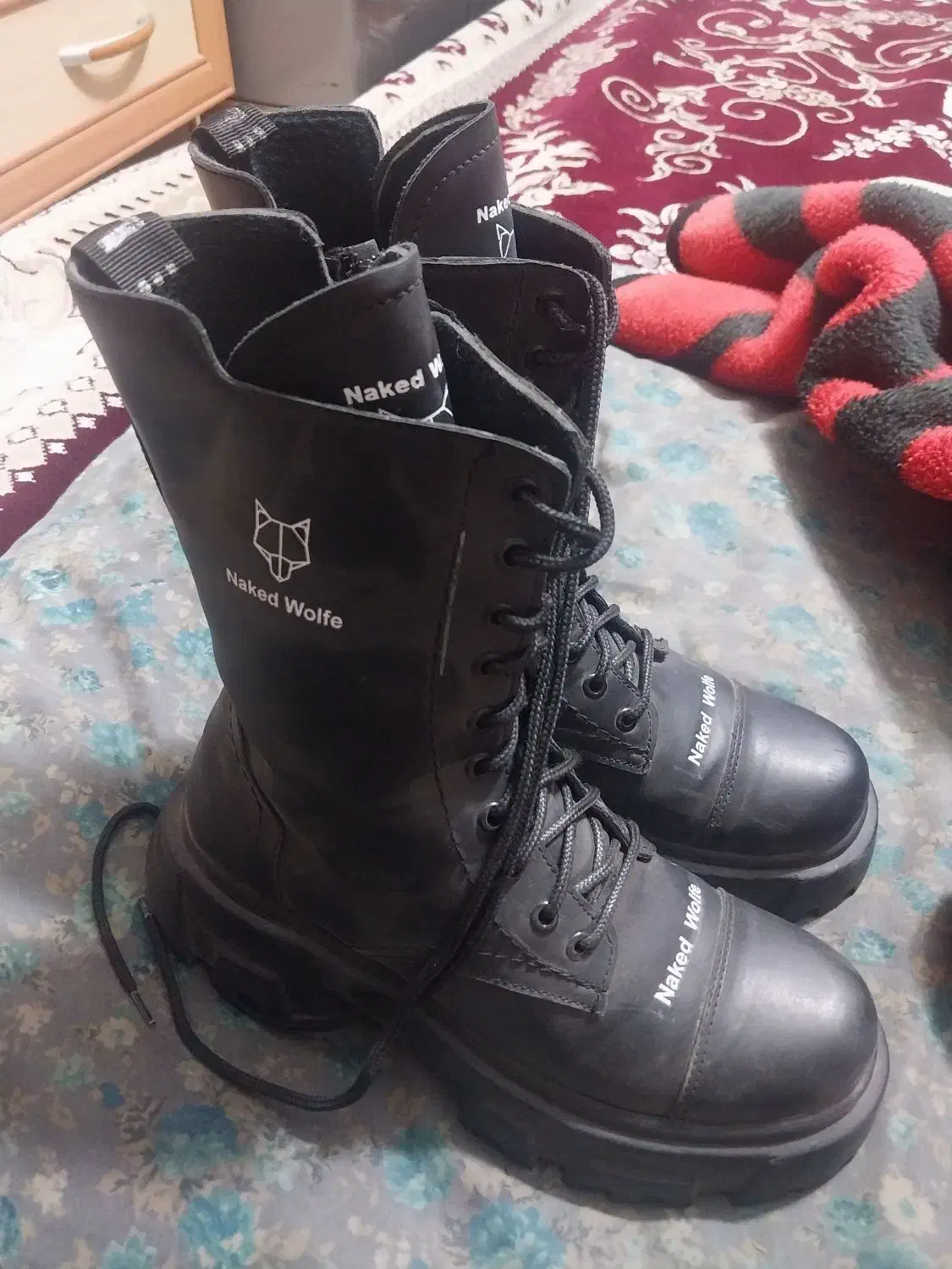 کفش زنانه چکمه ای زیپی و بندی سایز 39|کیف، کفش، کمربند|قم, قم نو|دیوار