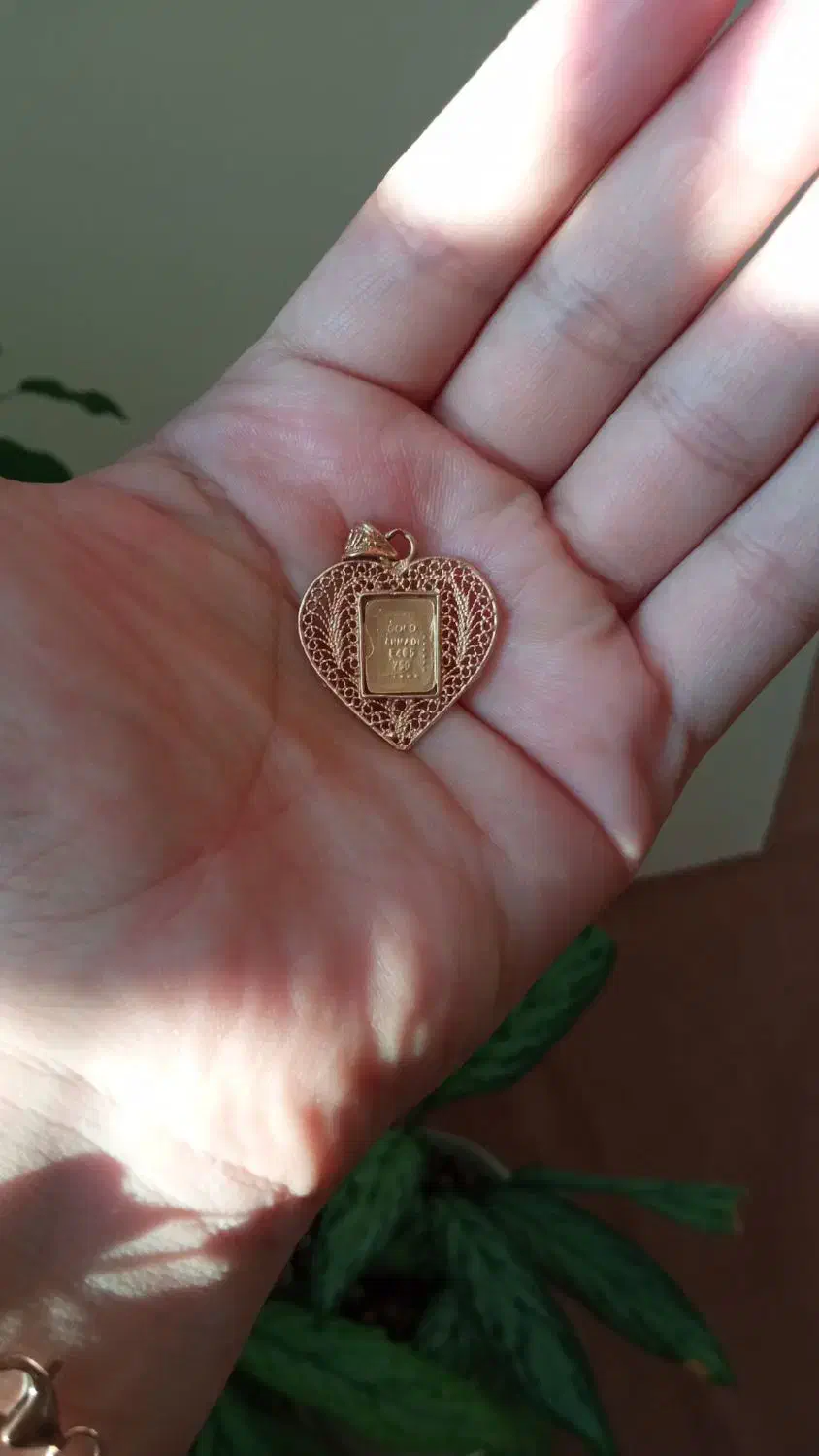 پلاک قلب ملیله|جواهرات|زنجان, |دیوار