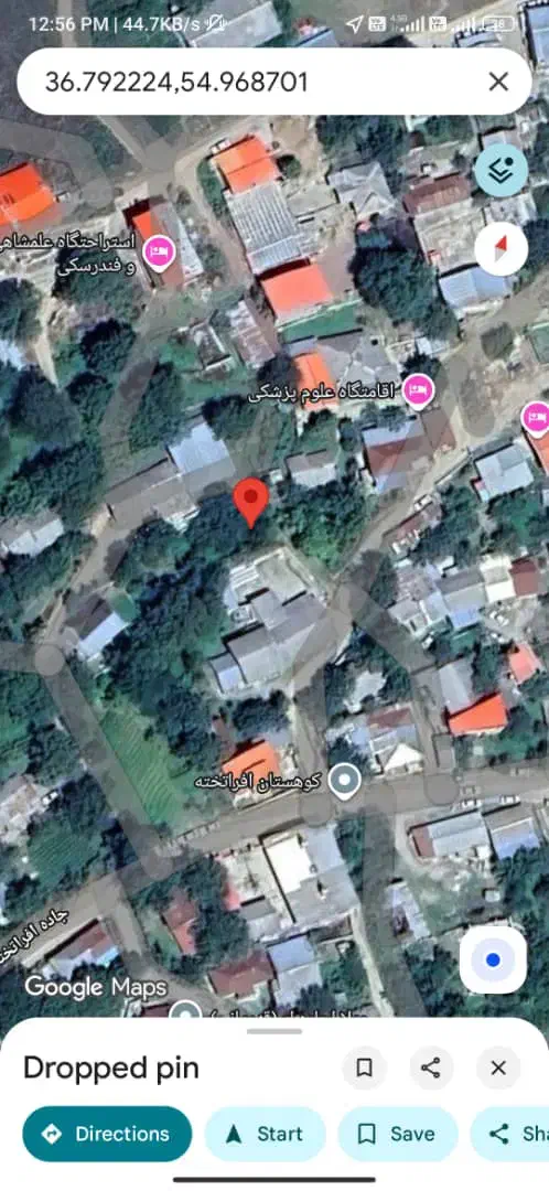 زمین 105متری در افراتخته/دارای پروانه ساخت۱۲۰|فروش زمین و ملک کلنگی|علی‌آباد کتول, |دیوار