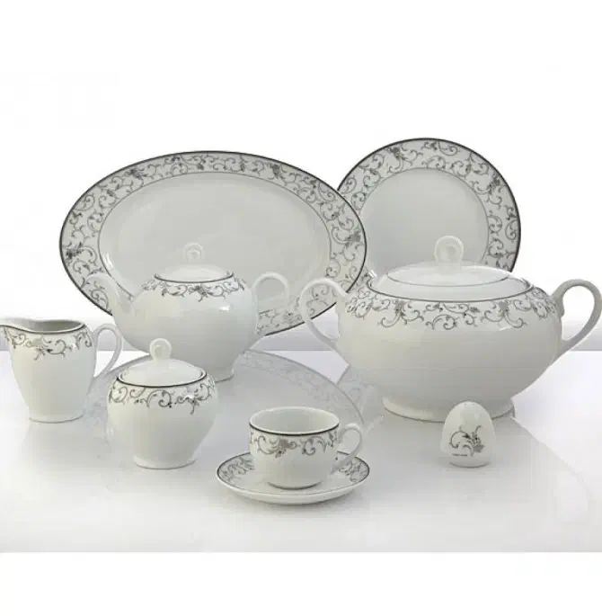 ظرف های چینی دوازده نفر چینی زرین|ظروف سرو و پذیرایی|دهدشت, |دیوار