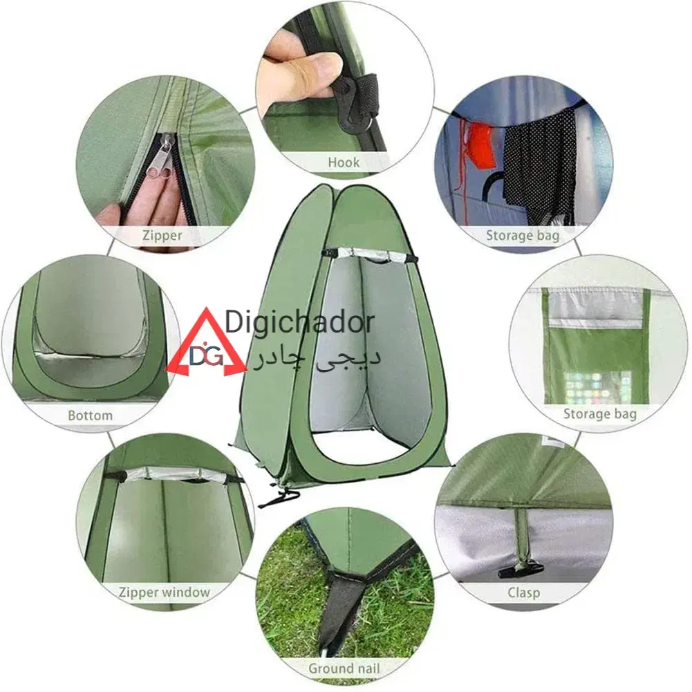 چادر توالت حمام دوش صحرایی سوپر کمپ سبک وارداتی|کوهنوردی و کمپینگ|تهران, چیتگر شمالی|دیوار