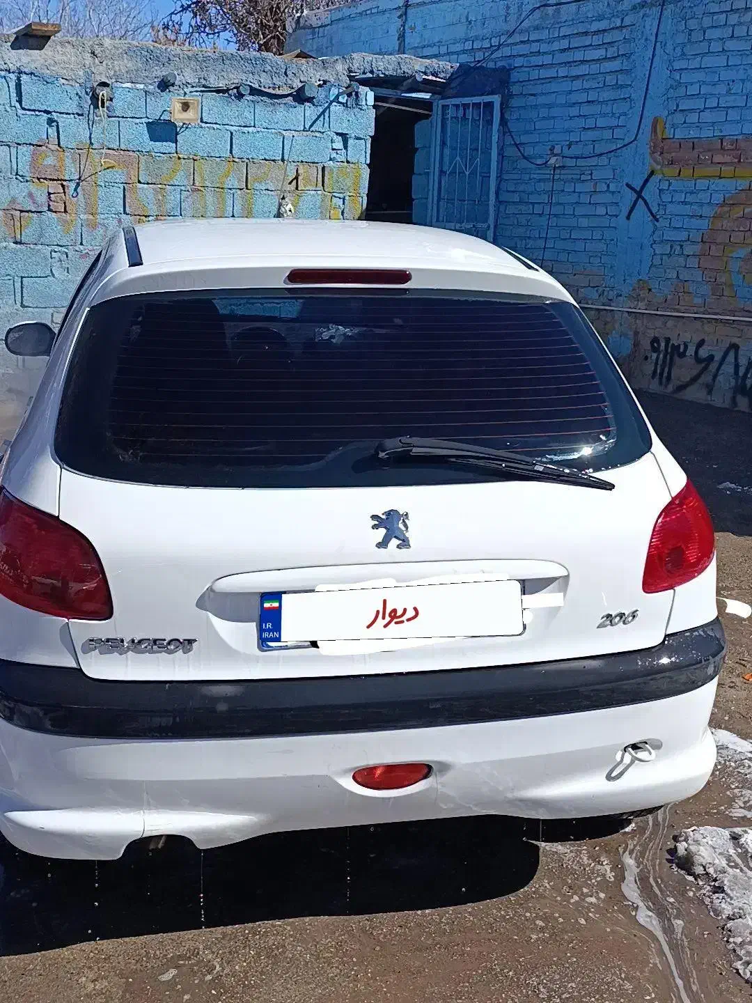 206 مدل1400|خودرو سواری و وانت|بافت, |دیوار