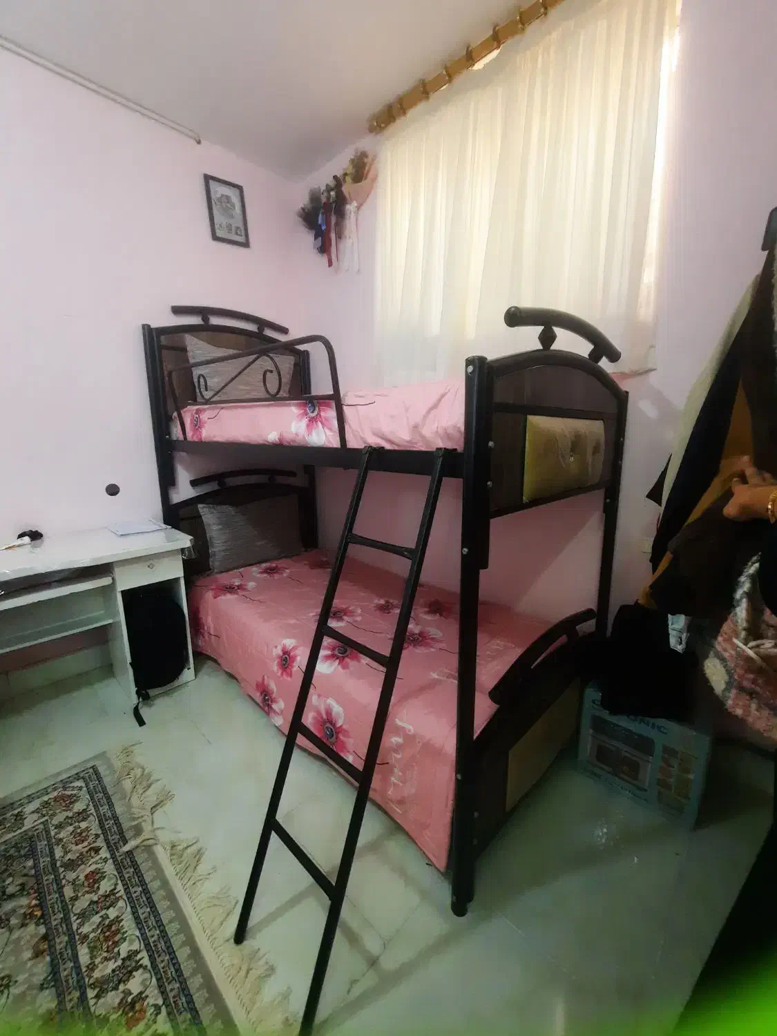 تخت دوطبقه|تخت و سرویس خواب|بردسکن, |دیوار