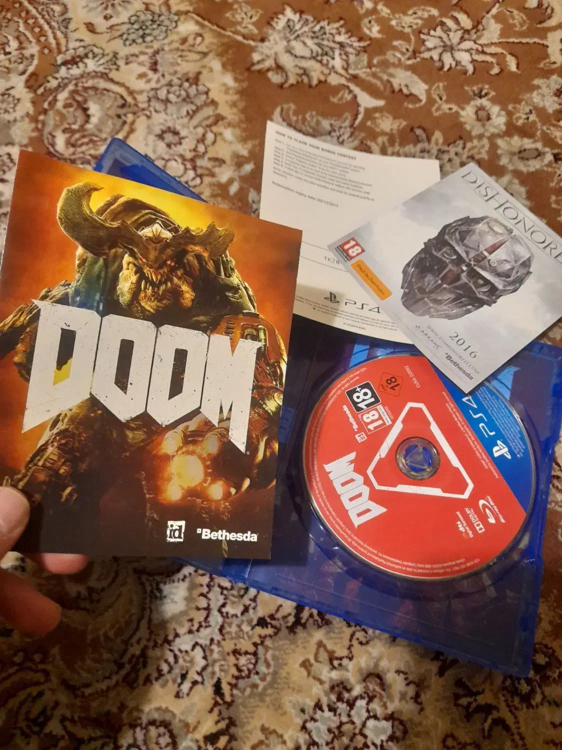 دیسک ps4 بازی دووم|کنسول، بازی ویدئویی و آنلاین|تهران, شهرک مخابرات|دیوار