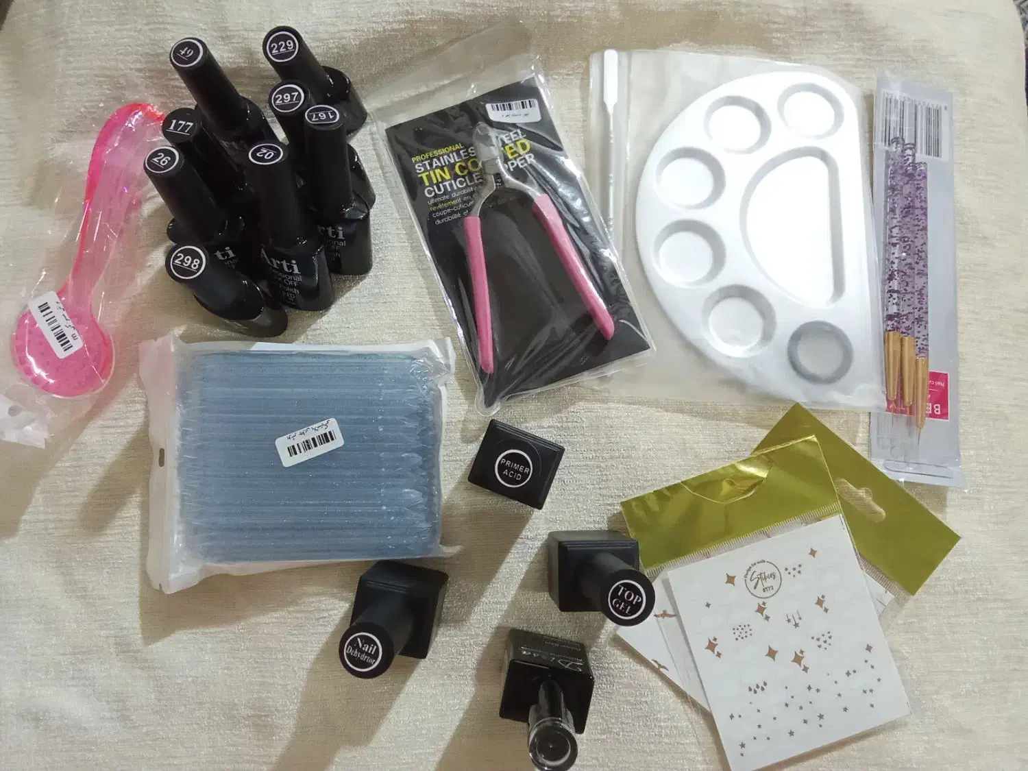 لوازم کاشت ناخن|آرایشی، بهداشتی، درمانی|وحیدیه, |دیوار