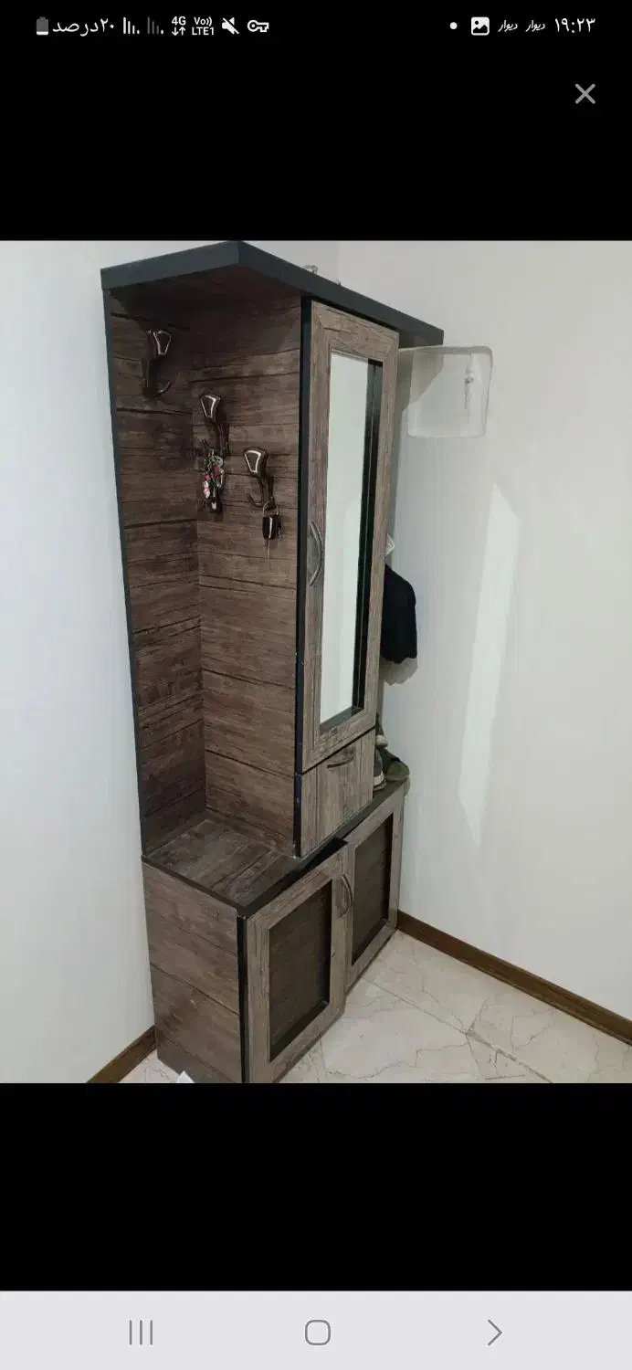 جا کفشی وجا لباسی|جاکفشی، کمد، دراور|قم, عمار یاسر|دیوار