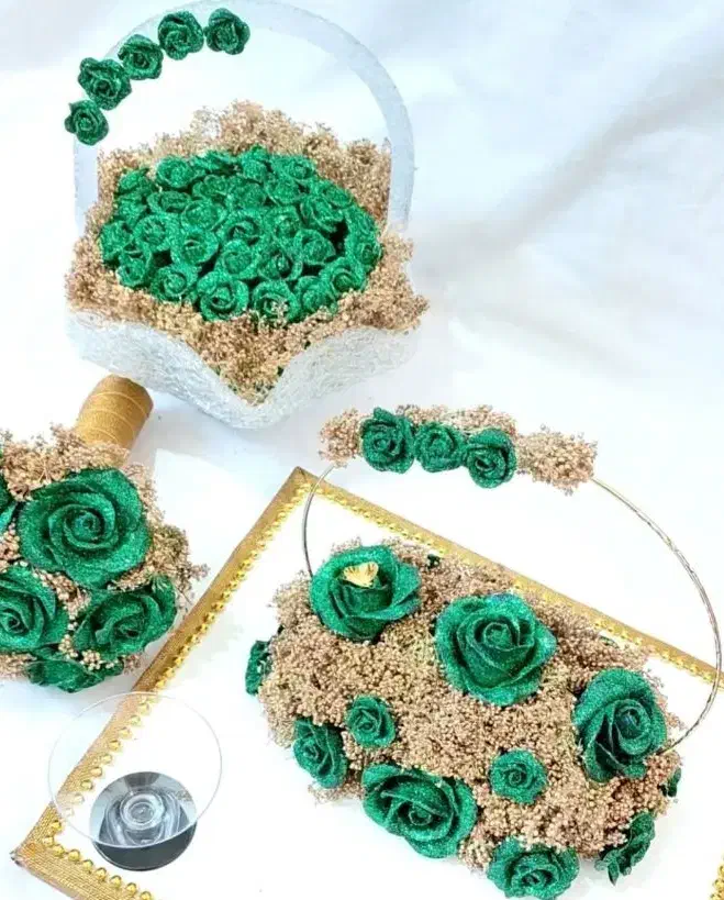 سینی حنا دسته گل گیفت|صنایع دستی و سایر لوازم تزئینی|شیراز, میانرود|دیوار