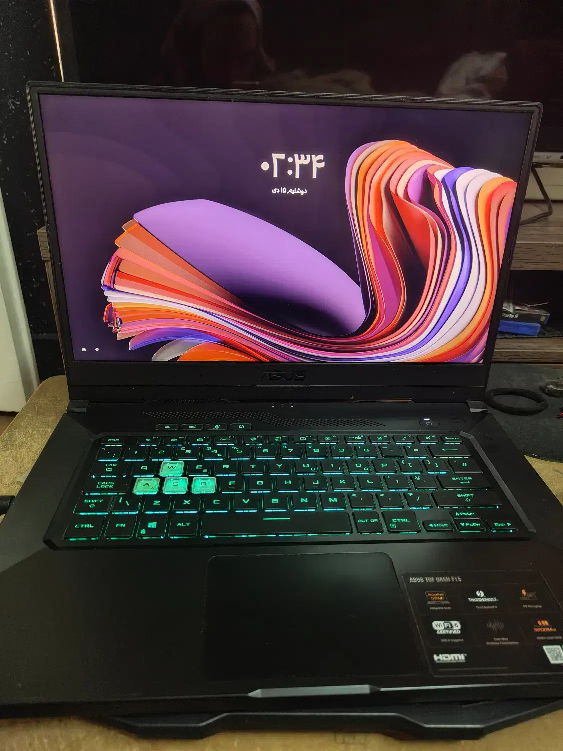 لپ تاپ TUF gaming F15 Dash|رایانه همراه|تهران, شهرآرا|دیوار