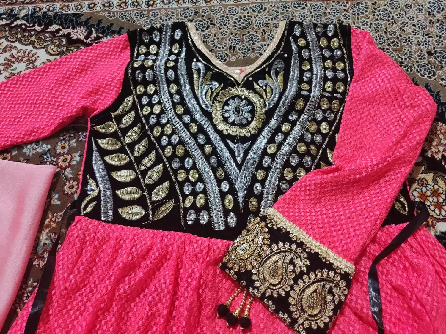 لباس محلی سنتی همراه شال و شلوار نو نو|لباس|قم, شهر قائم|دیوار