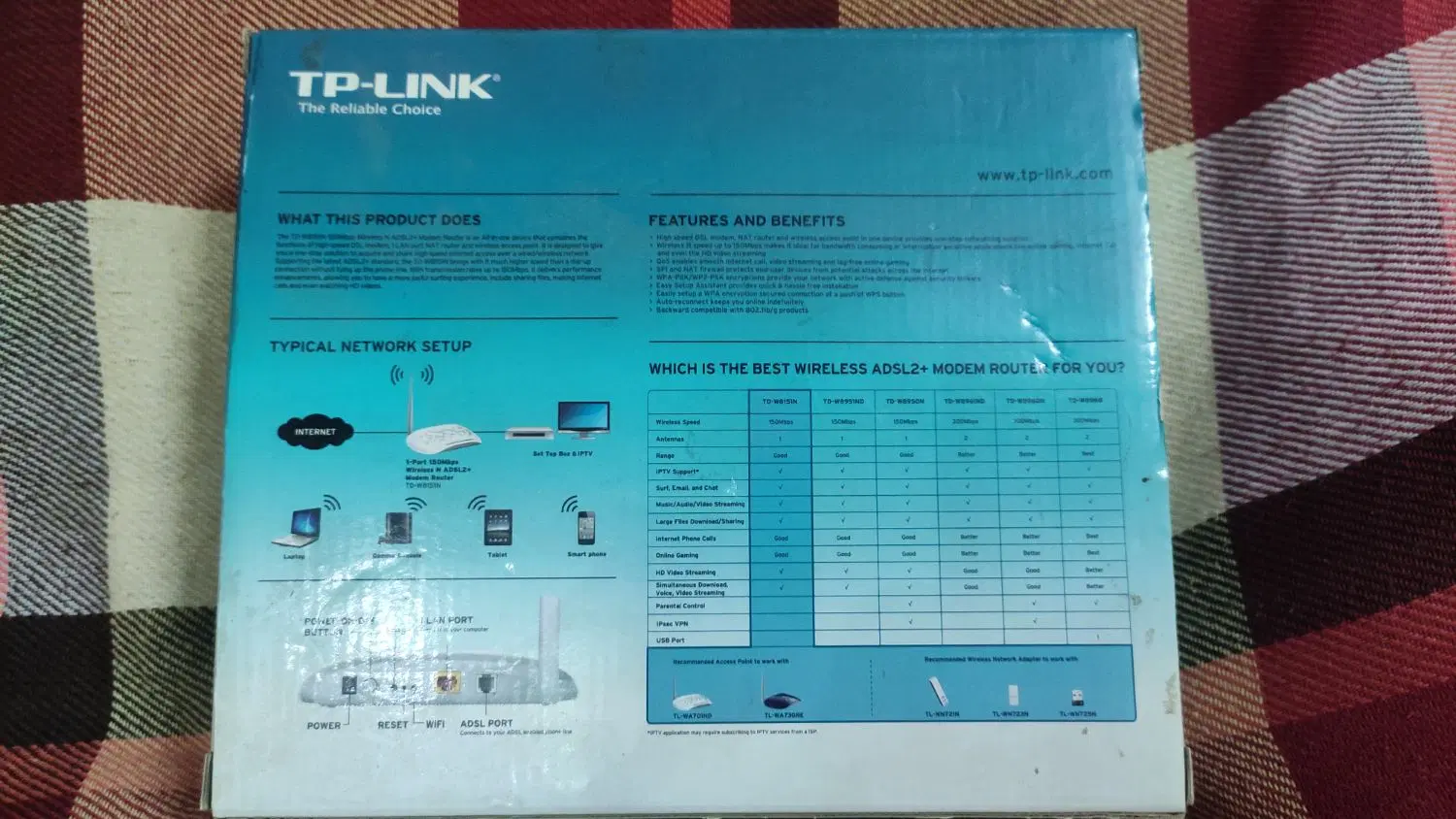 مودم TPlink|مودم و تجهیزات شبکه|اهواز, کمپلو شمالی|دیوار