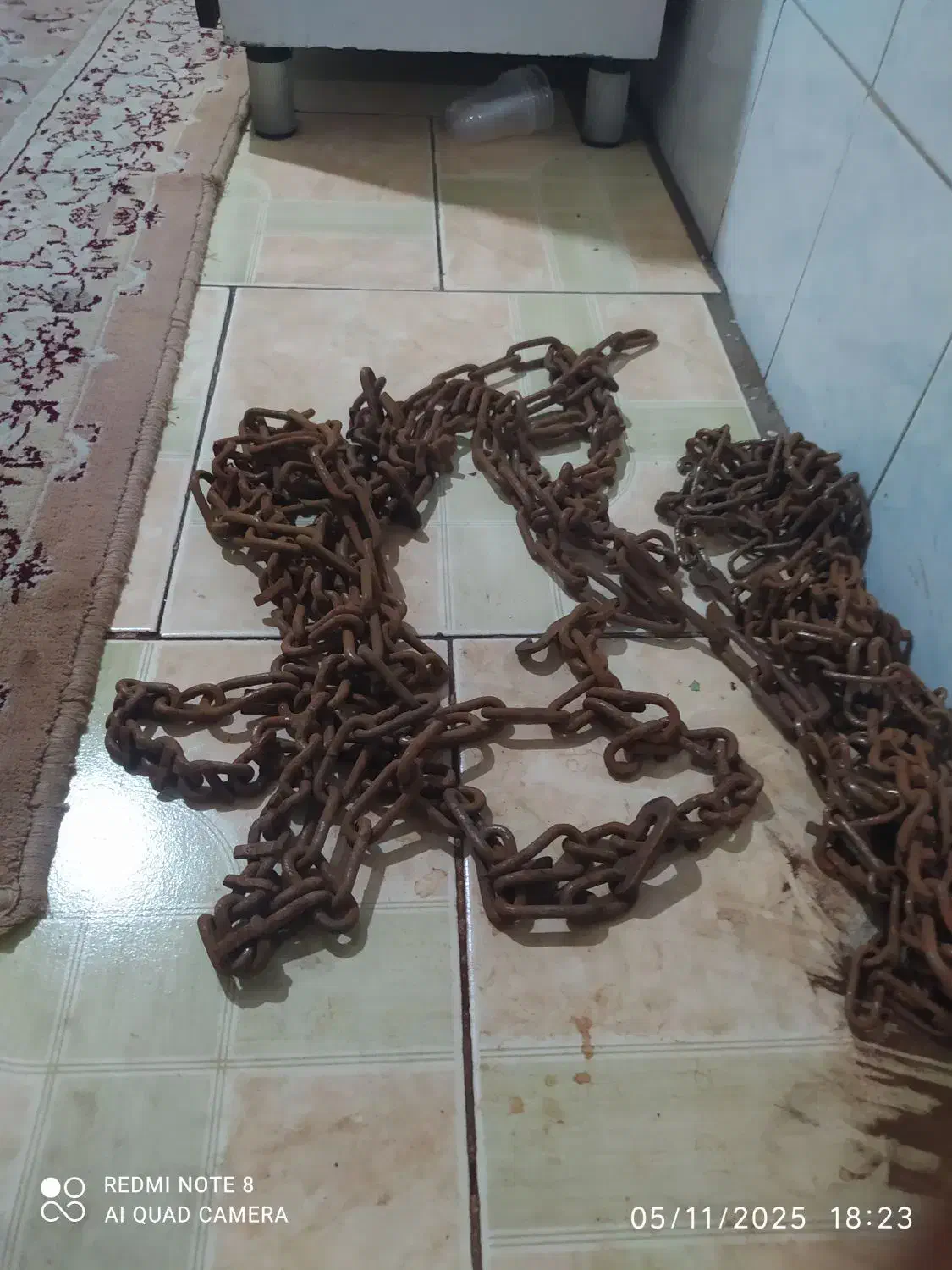 زنجیر چرخ یخ شکن|قطعات یدکی و لوازم جانبی|فردیس, ثابتی|دیوار