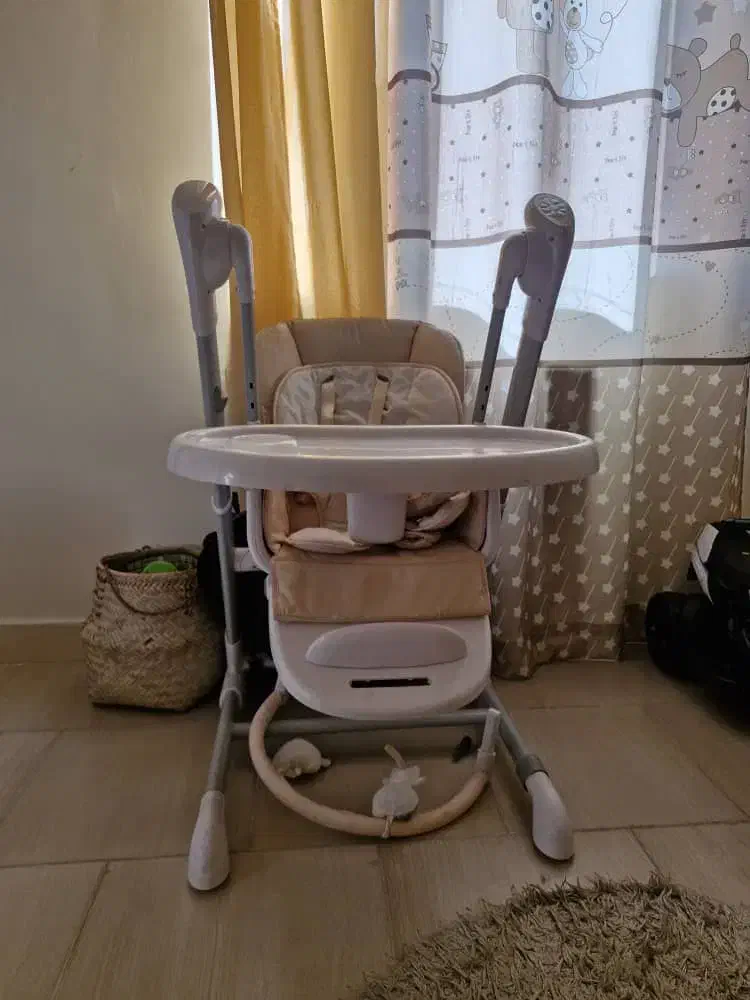 تاب برقی و صندلی غذاخوری کودک|تخت و صندلی بچه|فردیس, قریشی|دیوار