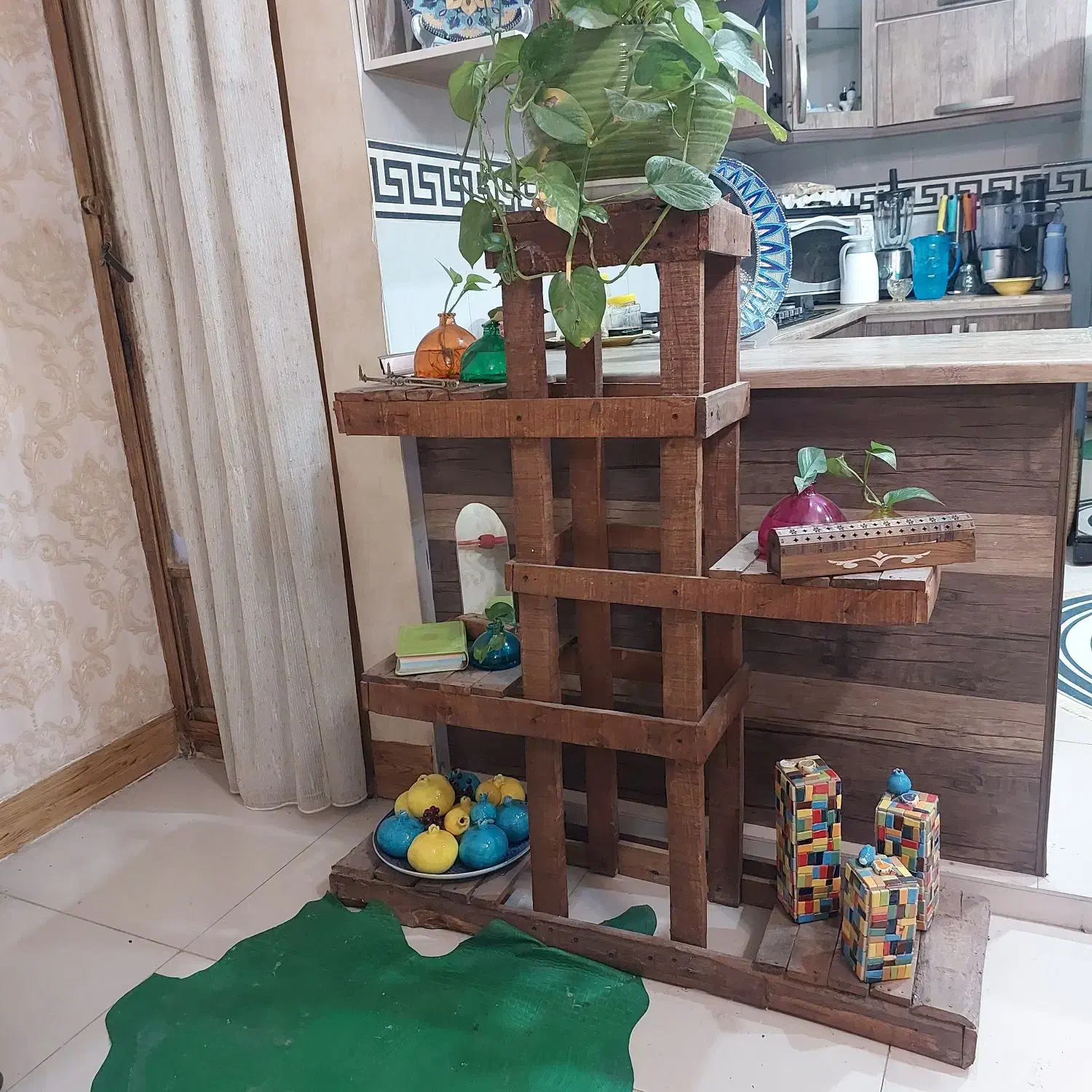 استند گل و گیاه|کتابخانه، شلف، قفسههای دیواری|آبادان, |دیوار