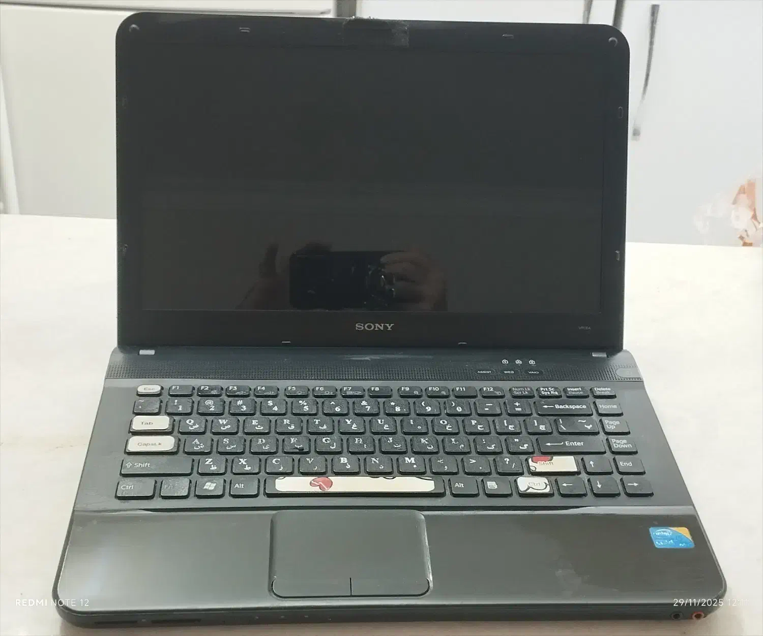 فروش لپ تاپ sony vaio بدون باطری|رایانه همراه|کرج, حصارک بالا|دیوار