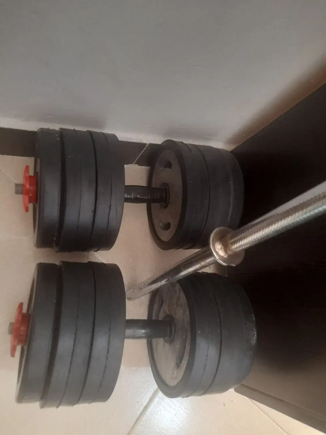 ۵۰ کیلو صفحه هالتر و دمبل|تجهیزات ورزشی|تهران, شکوفه (عبدل آباد)|دیوار