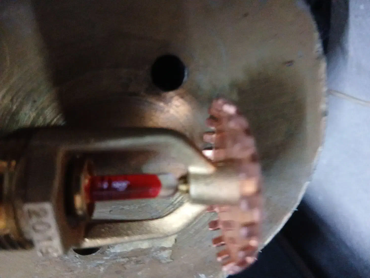 تعداد ۶۰۰ عدد اسپرینکلر جیوه قرمز بدنه مس عتیقه|کلکسیون اشیاء عتیقه|اندیشه, شهرک کوثر|دیوار