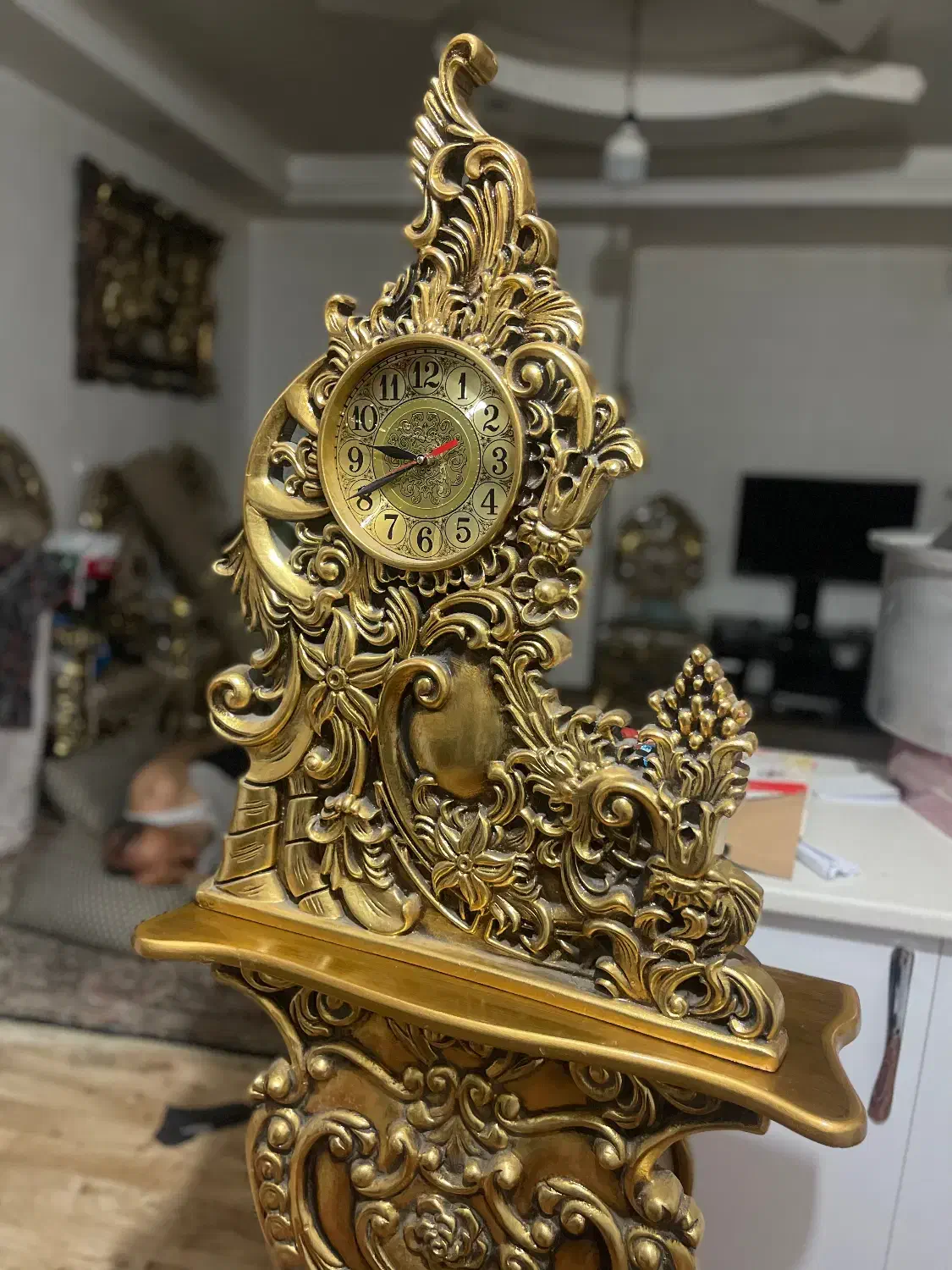 ساعت قدی چوب راش|ساعت دیواری و تزئینی|تهران, شهرک رضویه|دیوار