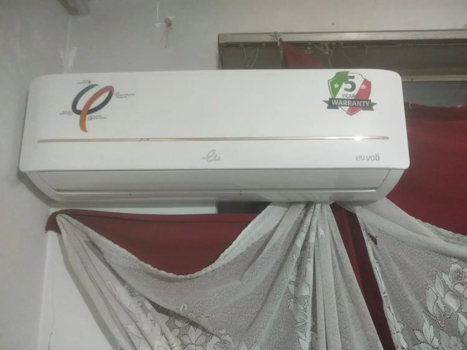 اسپیلت 18000evvoli|کولر گازی و فن‌کوئل|کازرون, |دیوار