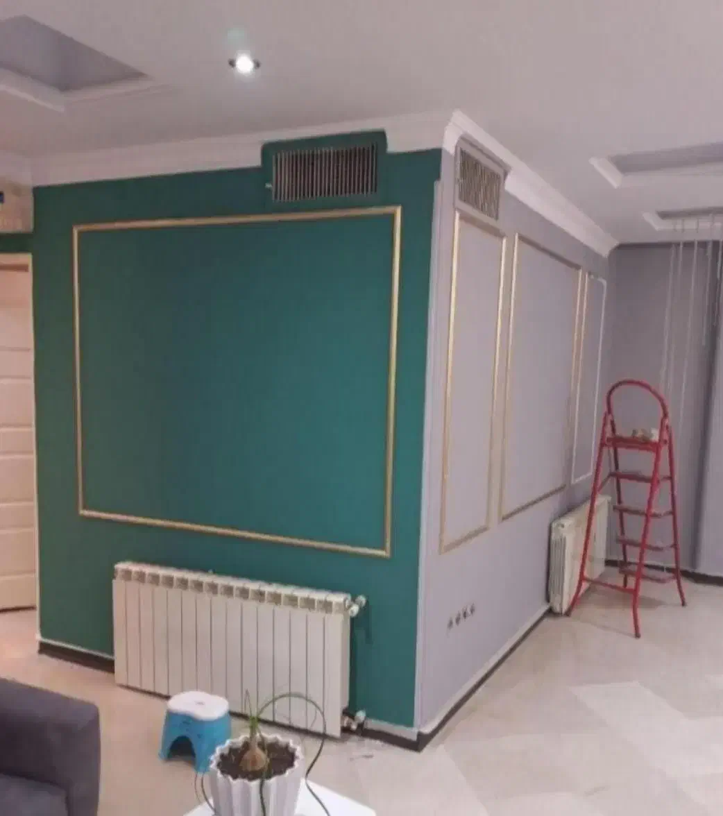 نقاشی ساختمان وکناف فوری|خدمات پیشه و مهارت|اسلامشهر, زرافشان|دیوار