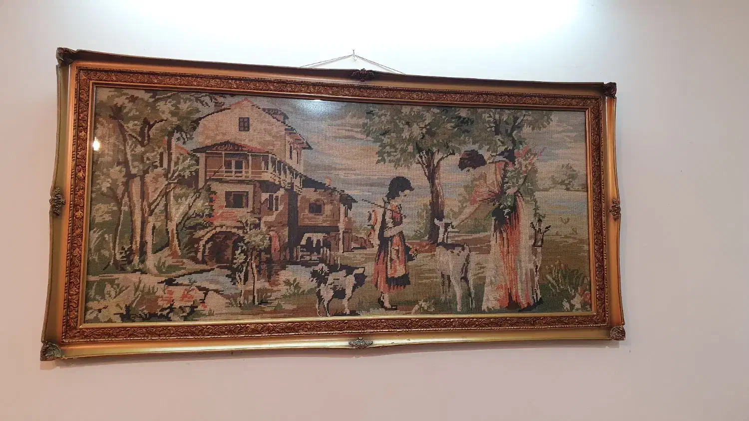 تابلو کوبلن لوکس|تابلو فرش|چمستان, |دیوار