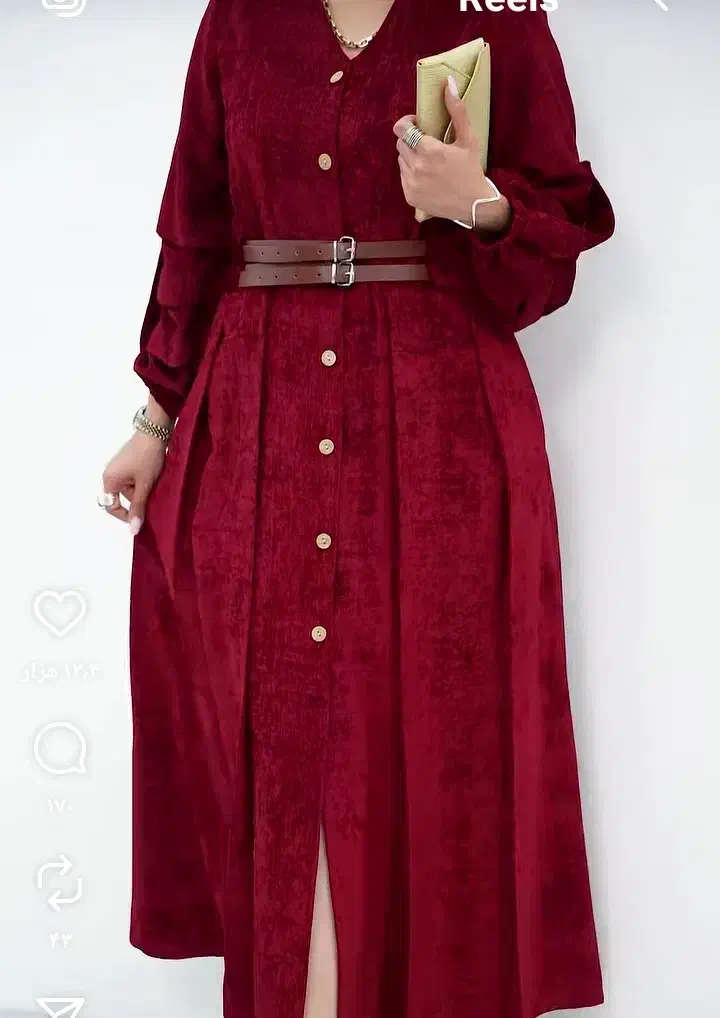 پیراهن مخمل|لباس|چناران, |دیوار