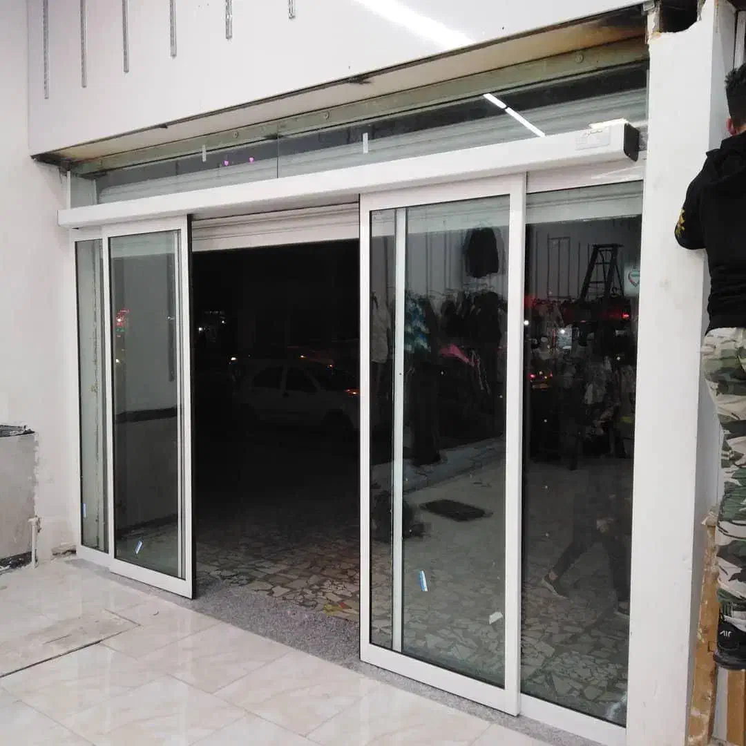 درب شیشه اتوماتیک فروشگاه با اپراتور دانکر،اچیلان|مصالح و تجهیزات ساختمان|کرج, شهرک اوج|دیوار