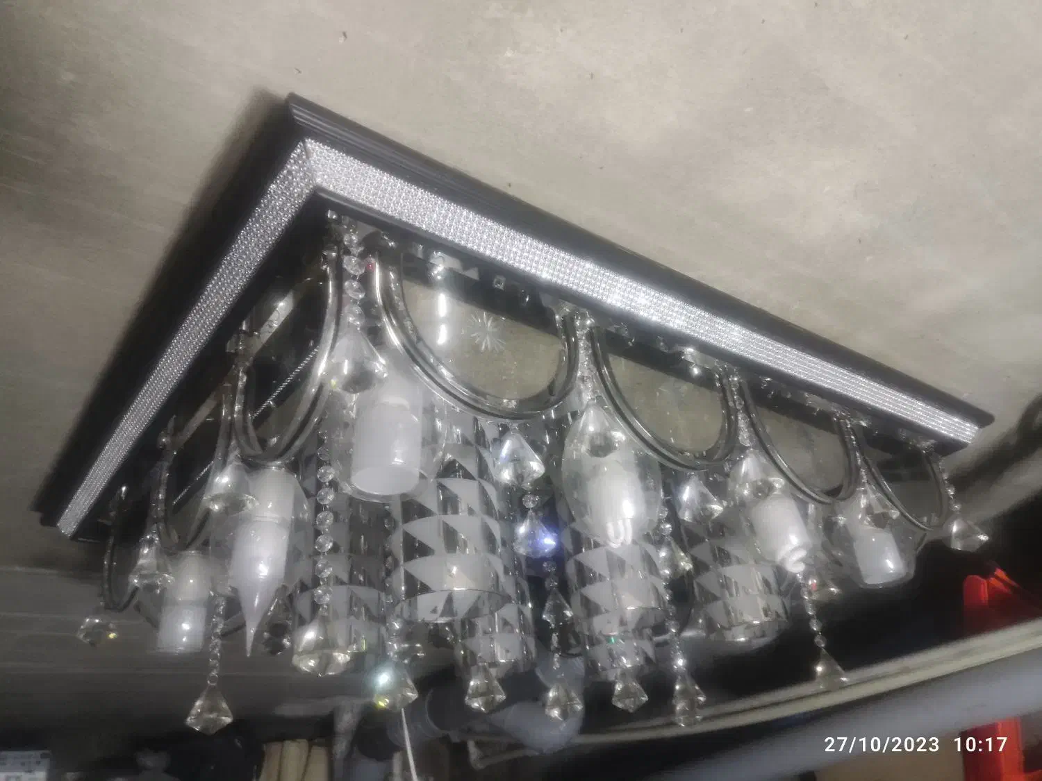 لوسترسقفی|لوستر و چراغ آویز|تبریز, |دیوار