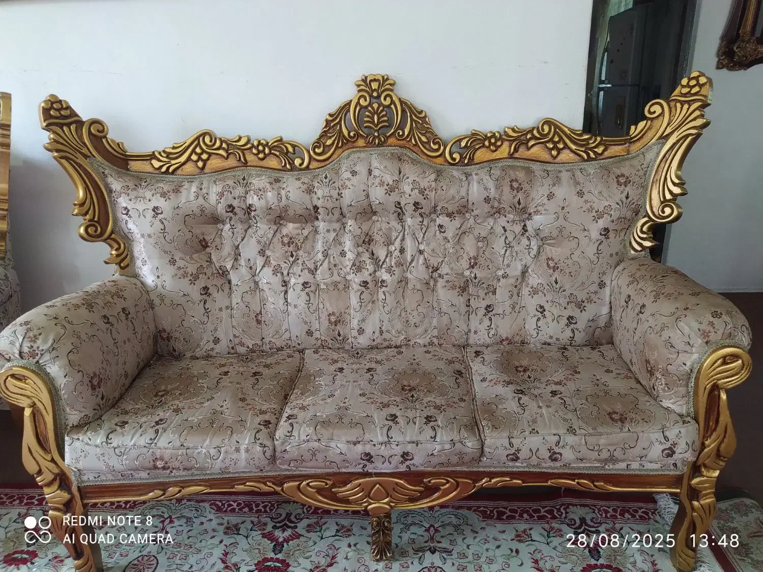 مبل هفت نفره دو دست|مبلمان خانگی و میز عسلی|بندر انزلی, گمرک|دیوار