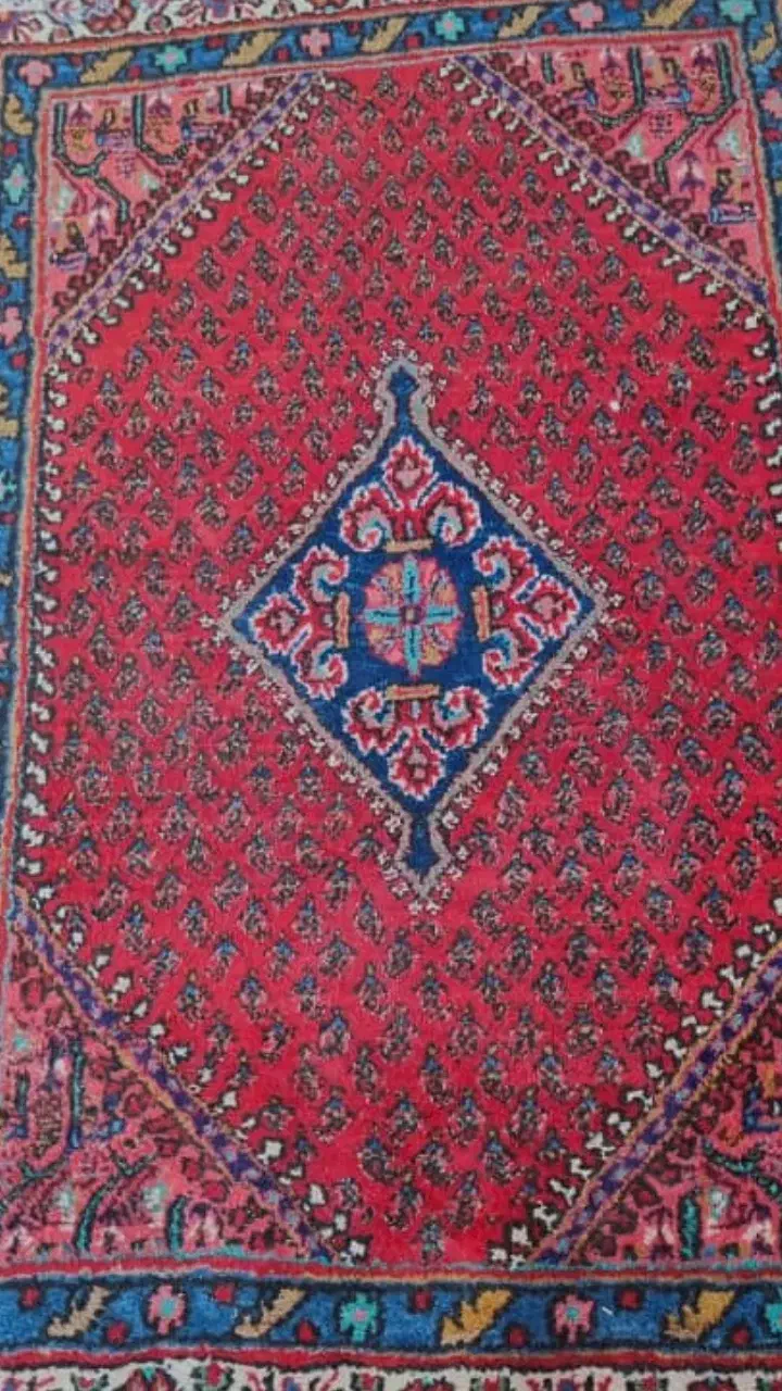 فروش ۳ عدد قالیچه زرونیم قدیمی سالم|فرش|بروجرد, |دیوار