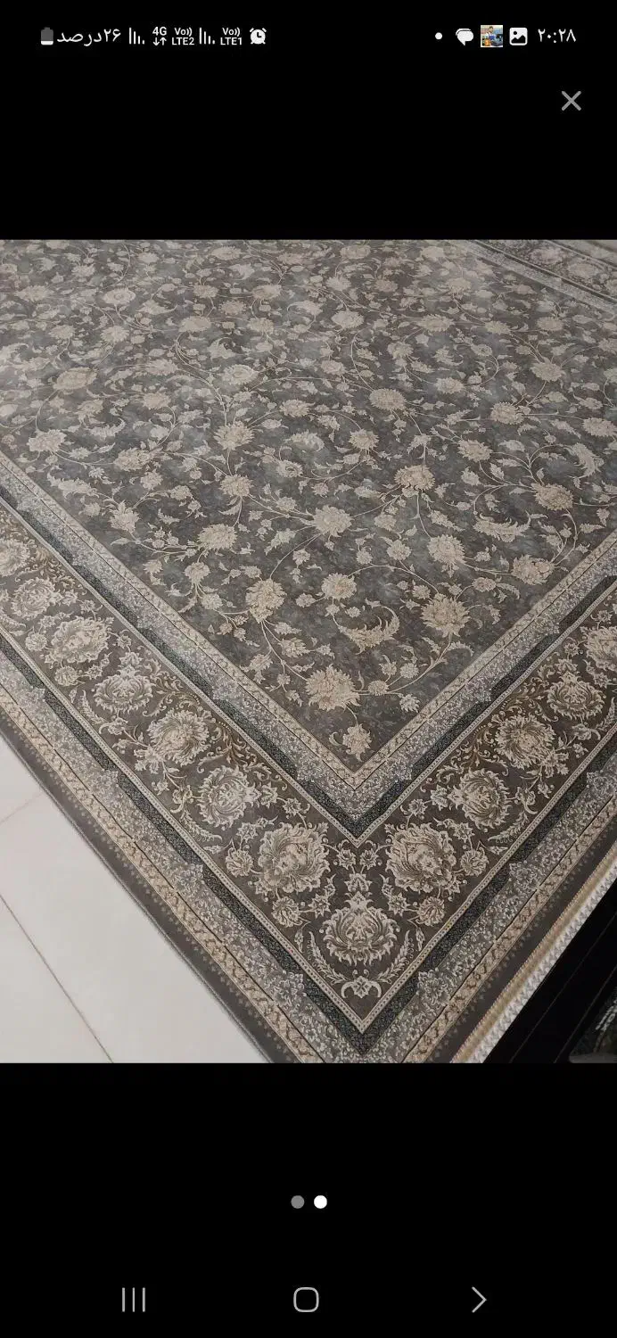 فرش ۱۵۰۰ شونه قیطران|فرش|اسفرورین, |دیوار