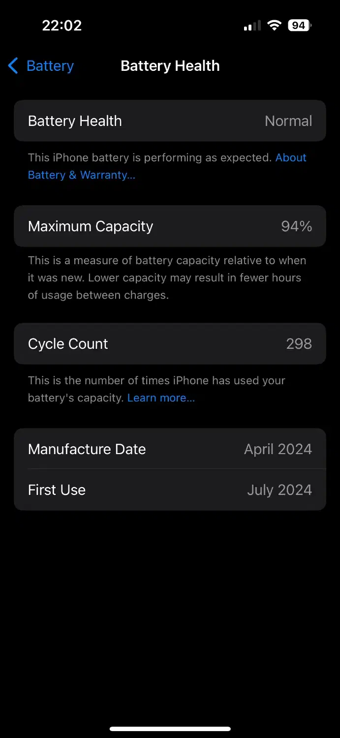 iphone 15 batry94|موبایل|شیراز, فرهنگیان|دیوار