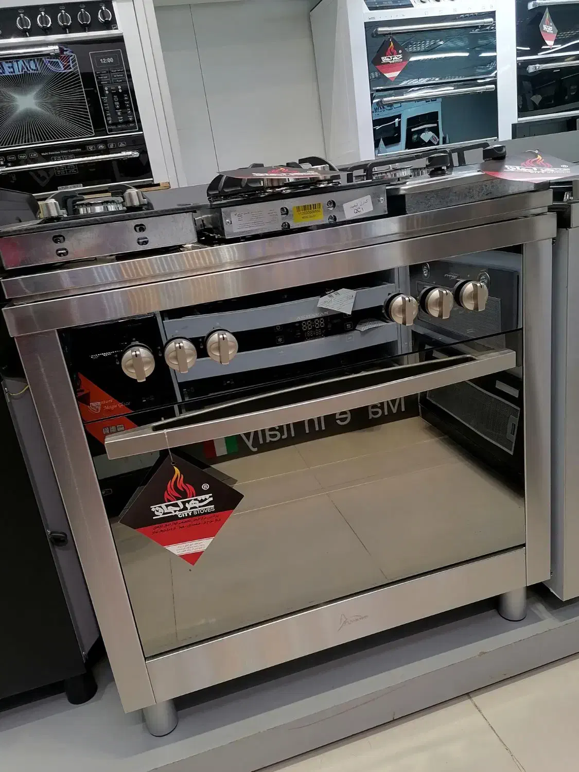 اجاق گاز طرح فر و فر داروصفحه ای و فر توکار|اجاق گاز و لوازم برقی پختوپز|مشهد, کوی المهدی|دیوار