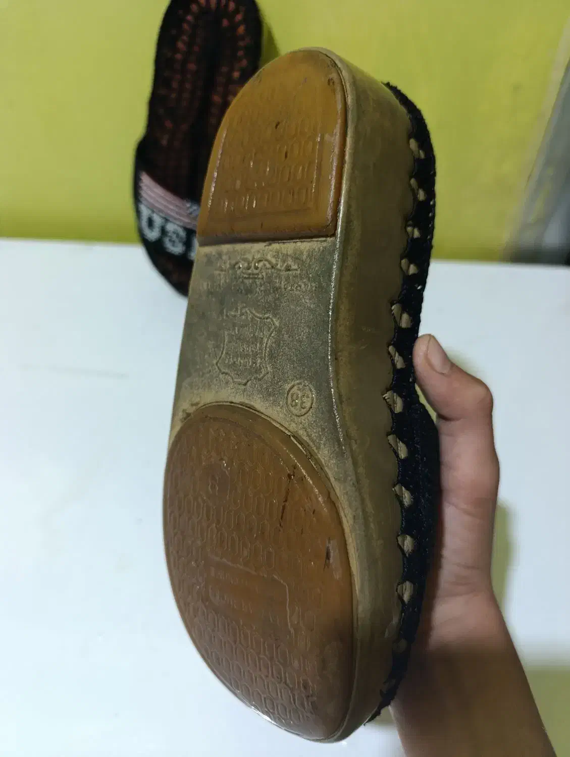 دمپایی زندان بافت سایز 38|کیف، کفش، کمربند|یاسوج, |دیوار