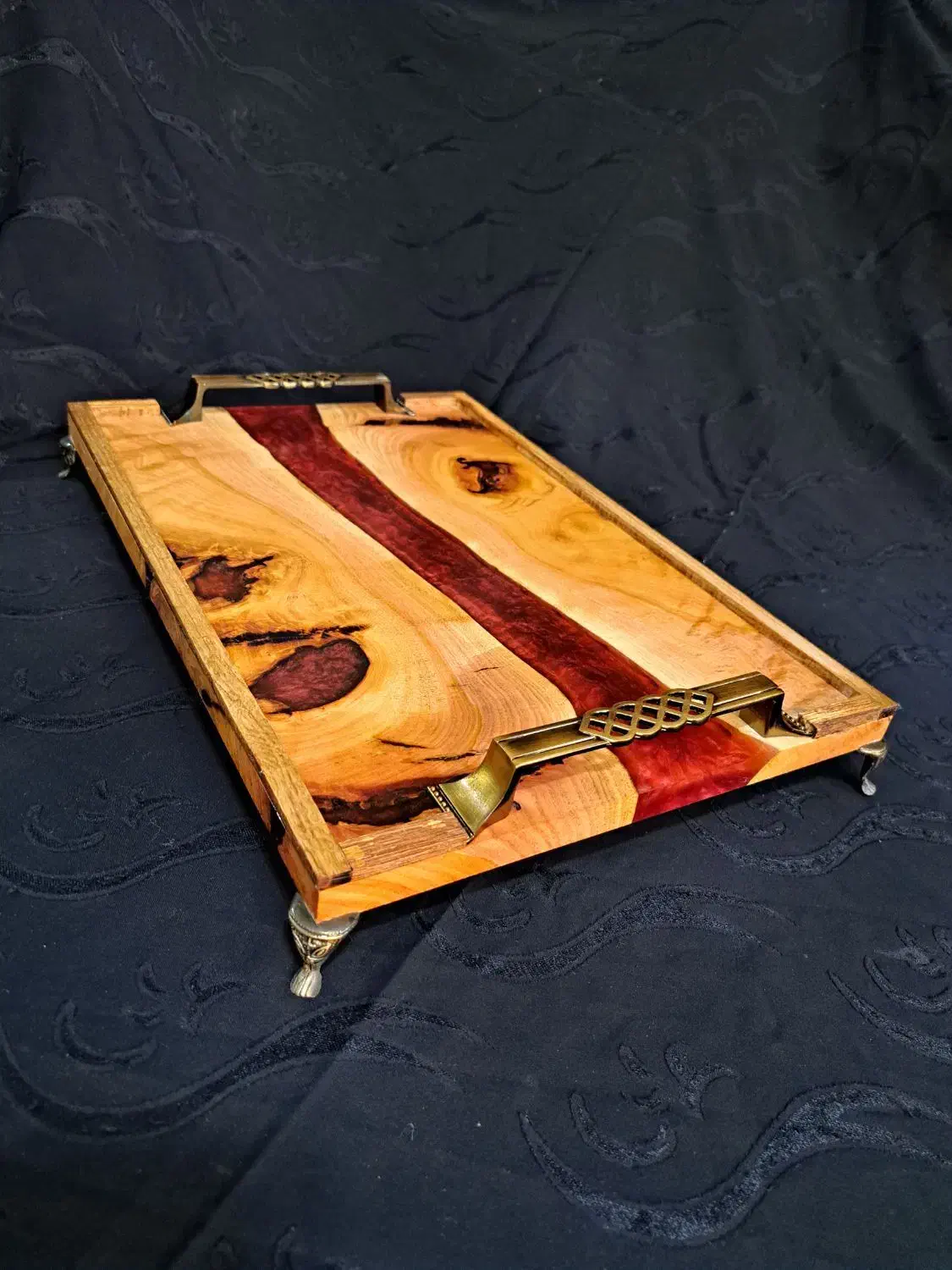 سینی پذیرایی لوکس|صنایع دستی و سایر لوازم تزئینی|گرگان, |دیوار