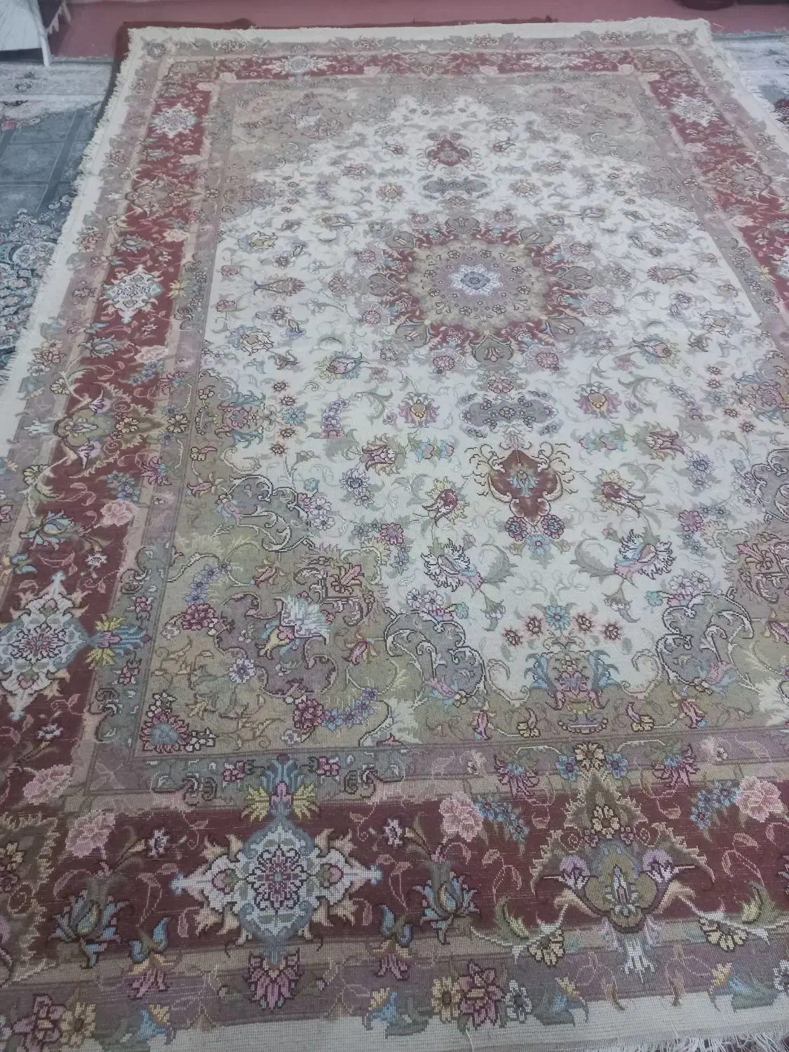 فرش دستباف پشم ۹متری|فرش|تبریز, |دیوار