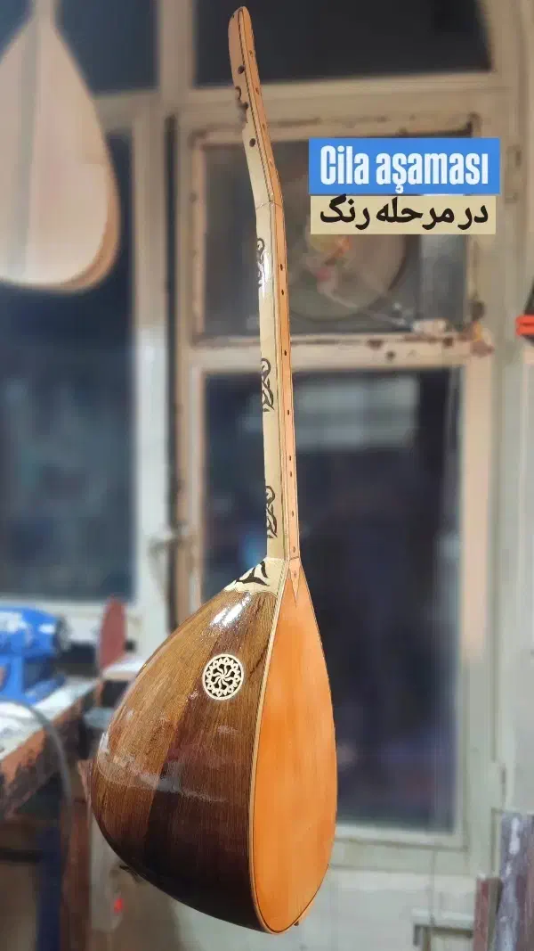 دسته کوتاه کراوات دار صدفی حرفه ای|سازهای سنتی|تبریز, |دیوار