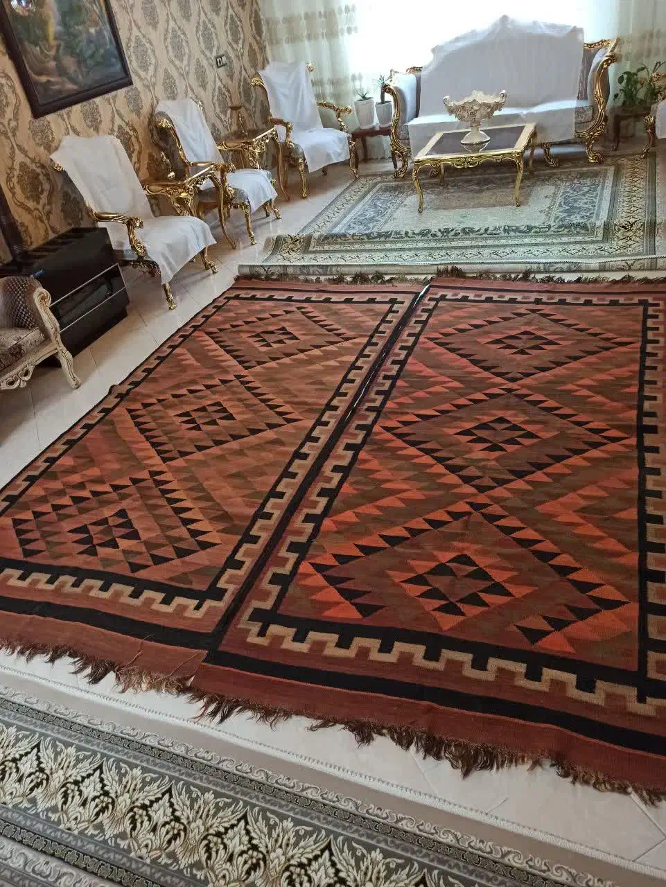 گلیم پشمی|گلیم، جاجیم، گبه|مشهد, رستگار|دیوار