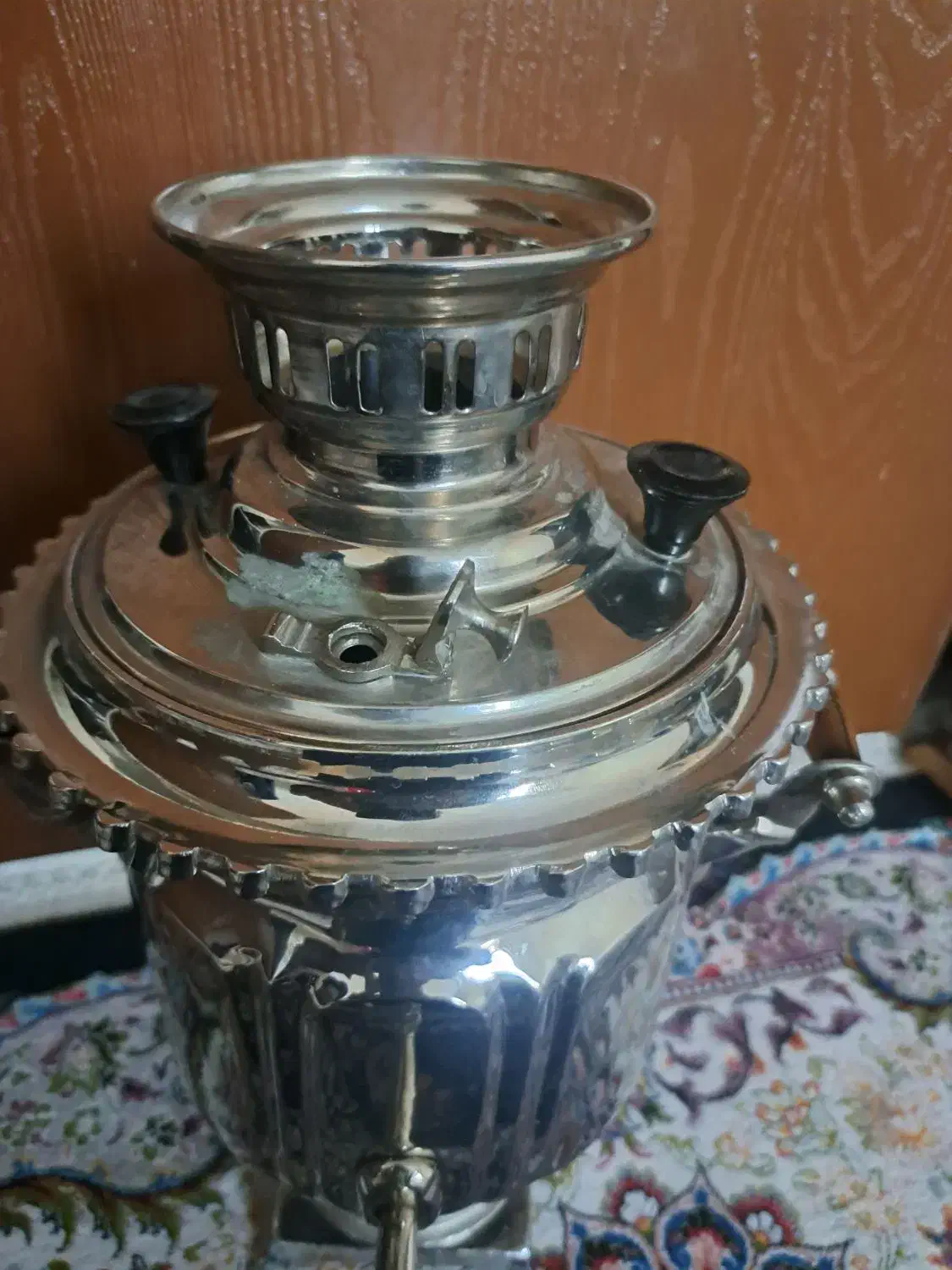 سماور زغالی  آنتیک الشتر|کلکسیون اشیاء عتیقه|خرم‌آباد, |دیوار