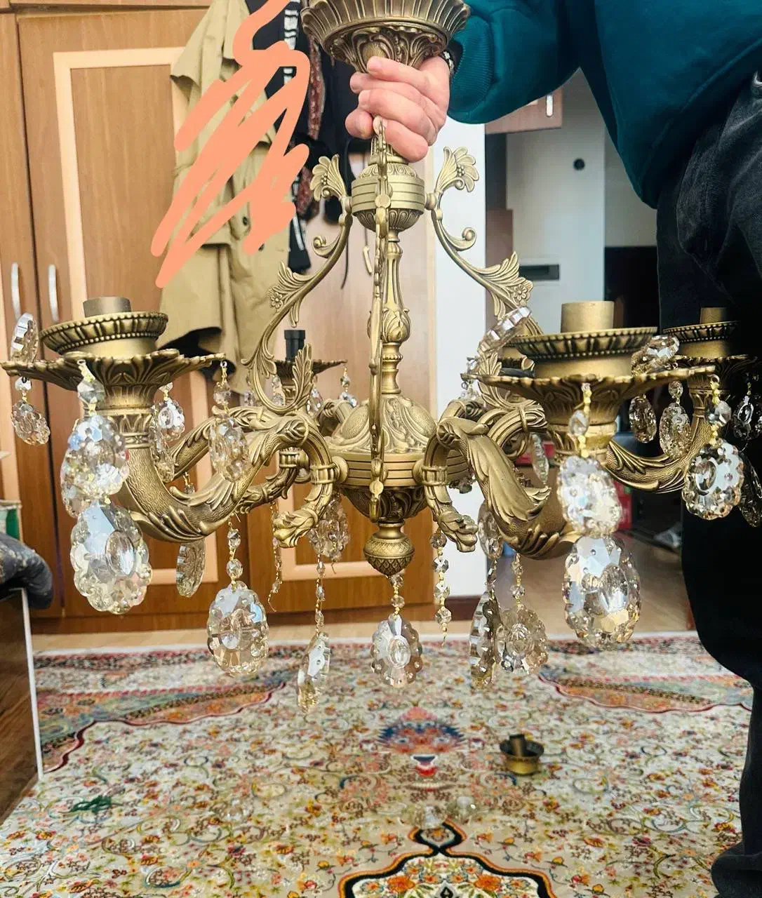 لوستر|لوستر و چراغ آویز|ارومیه, |دیوار