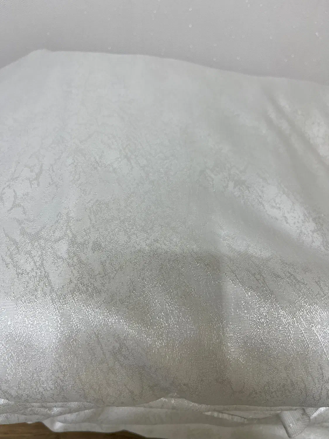 ۲عدد پرده پانچ شده حریر کتان و ۳عدد زیر پرده|پرده، رانر، رومیزی|مشهد, کوه سنگی|دیوار