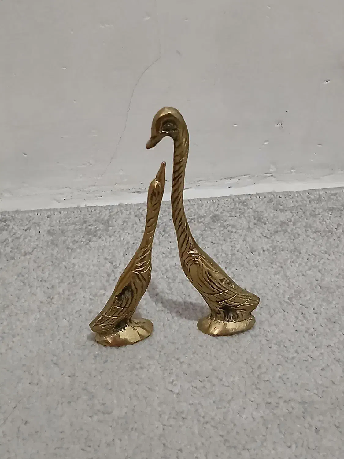 قو تزیینی جنس برنج|مجسمه، تندیس، ماکت|الوند, |دیوار