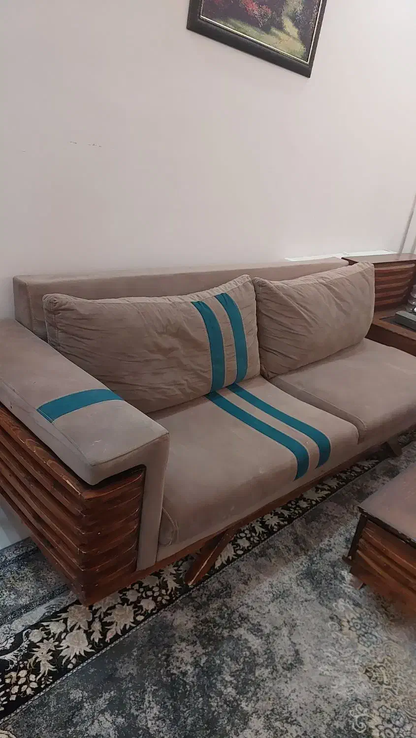 مبلمان راحتی مدل ال|مبلمان خانگی و میز عسلی|گلبهار, شهر جدید گلبهار|دیوار