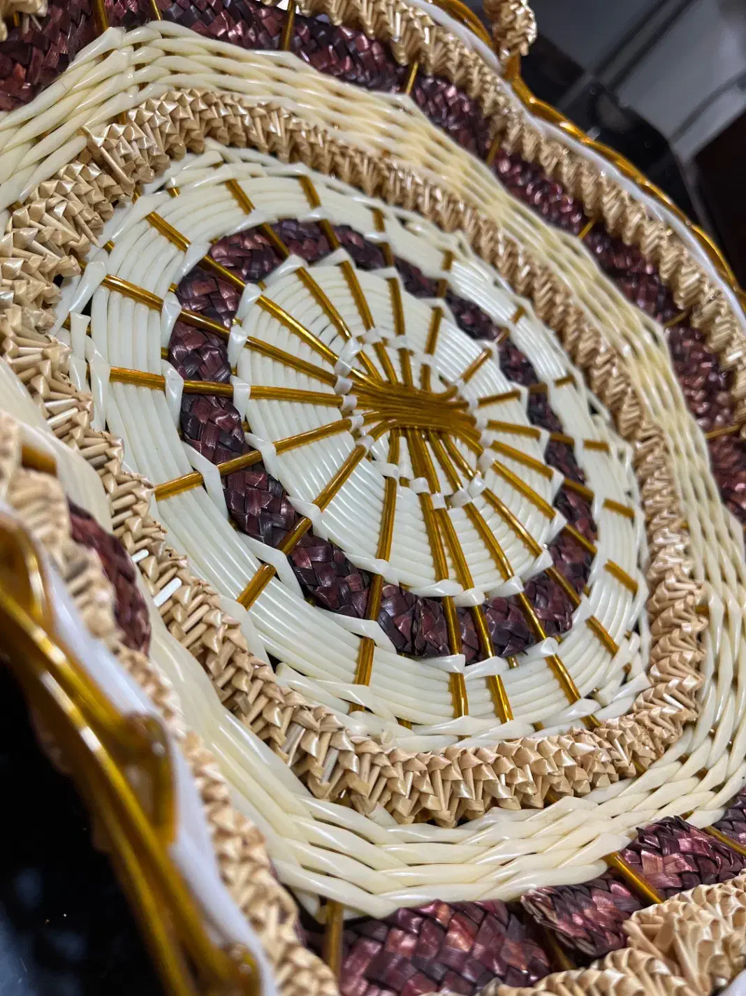 سبد حصیری|صنایع دستی و سایر لوازم تزئینی|اصفهان, پوریای ولی|دیوار