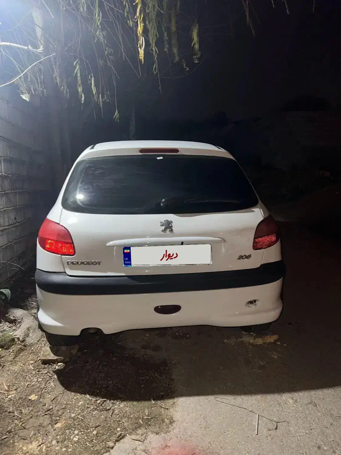 206 SD مدل 88 سفید|خودرو کلاسیک|ساری, |دیوار