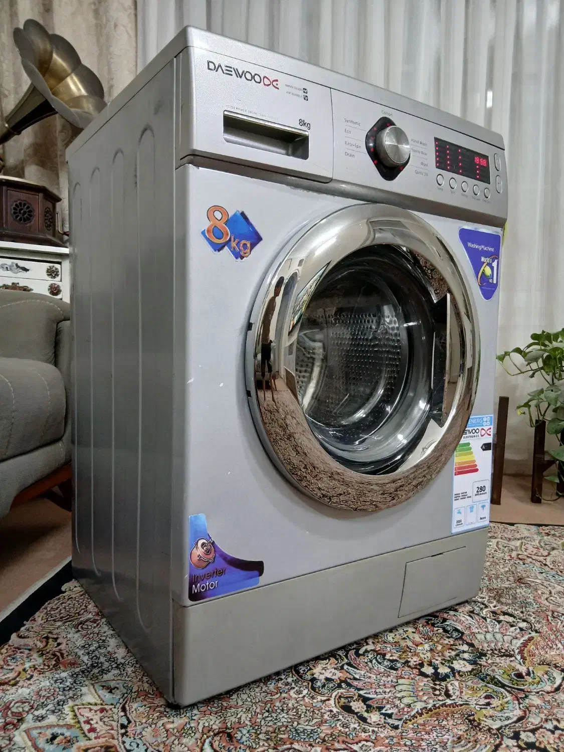 لباسشویی دوو۸کیلویی اصل کره درحد نو مناسب جهیزیه|ماشین لباسشویی و خشک‌کن لباس|مشهد, شاهد (شهرک غرب)|دیوار